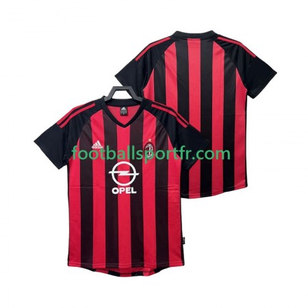 Tenue AC Milan 2003 Retro Domicile 2002 Maillot de Foot